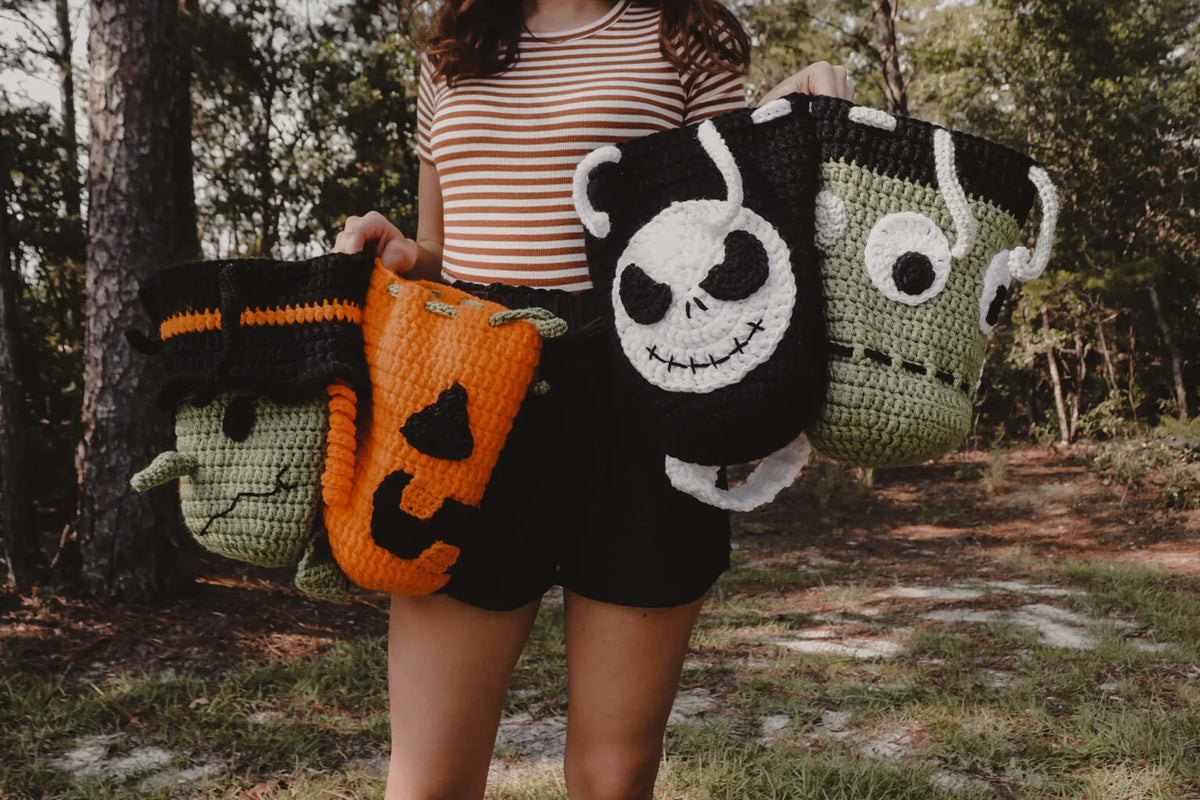 Pumpkin Drawstring Backpack
