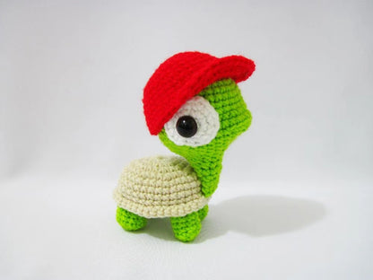Skater Turtle Amigurumi Crochet Pattern — Casey the Turtle with Skateboard