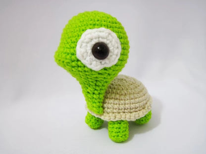 Skater Turtle Amigurumi Crochet Pattern — Casey the Turtle with Skateboard