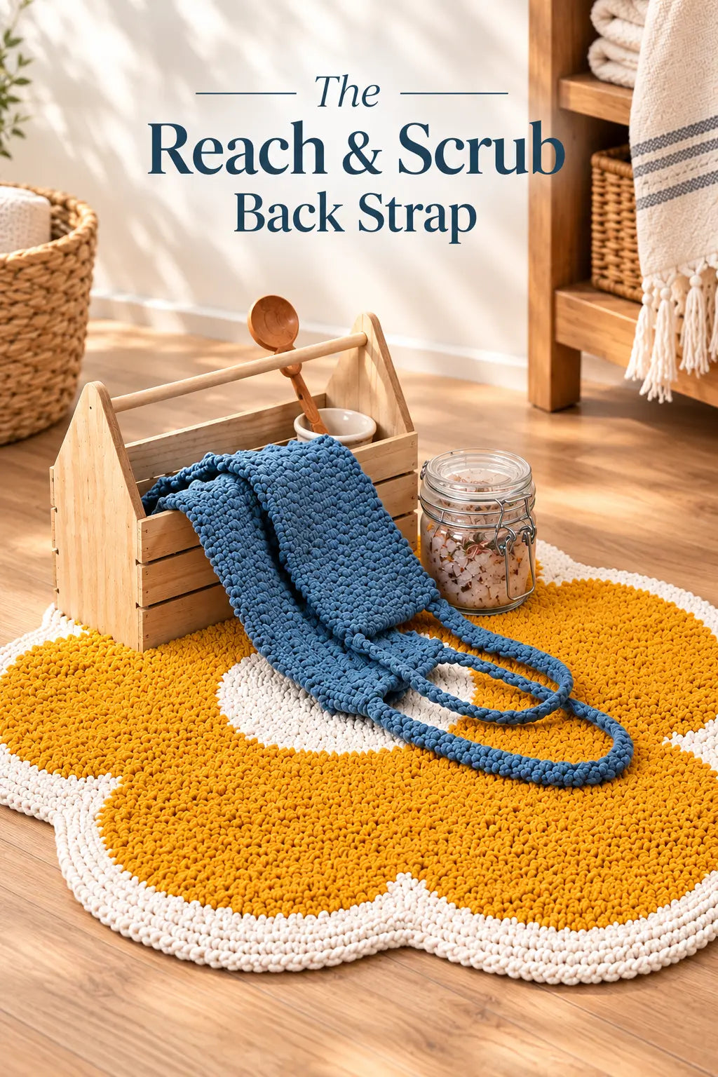 The Reach & Scrub Back Strap — Crochet Pattern