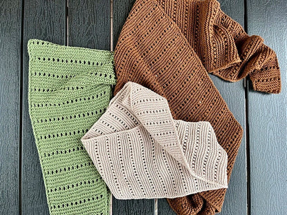 An Italian Summer Scarf — Easy Knit Lace Scarf Pattern