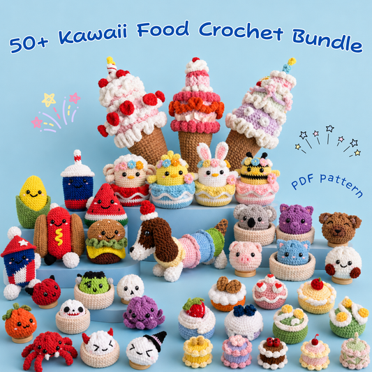 Kawaii Food Crochet Bundle