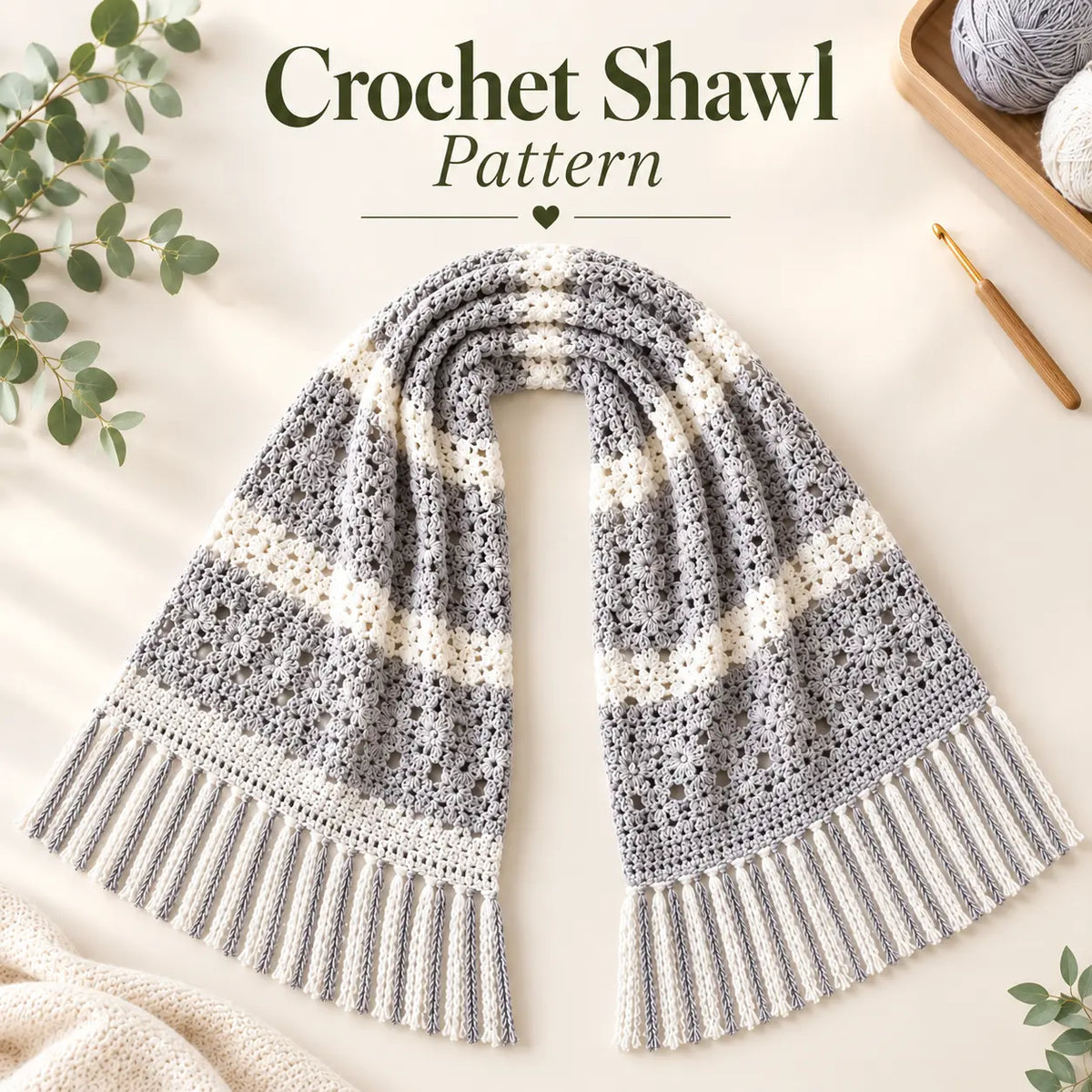 Soft Wrap — Easy Crochet Shawl Pattern