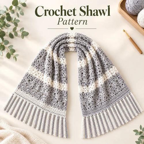 Soft Wrap — Easy Crochet Shawl Pattern
