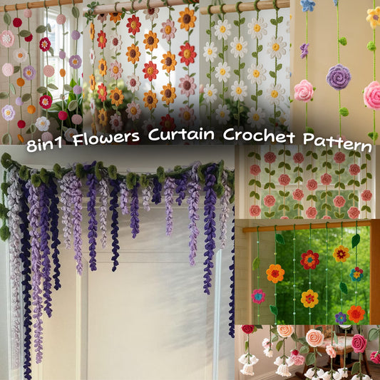 Flower Curtain Crochet Pattern