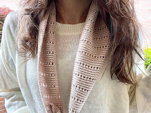 An Italian Summer Scarf — Easy Knit Lace Scarf Pattern