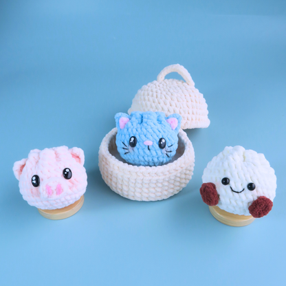 Kawaii crochet food