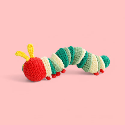 Hungry Caterpillar crochet - detail