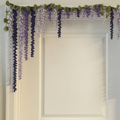 Lavender garland crochet pattern