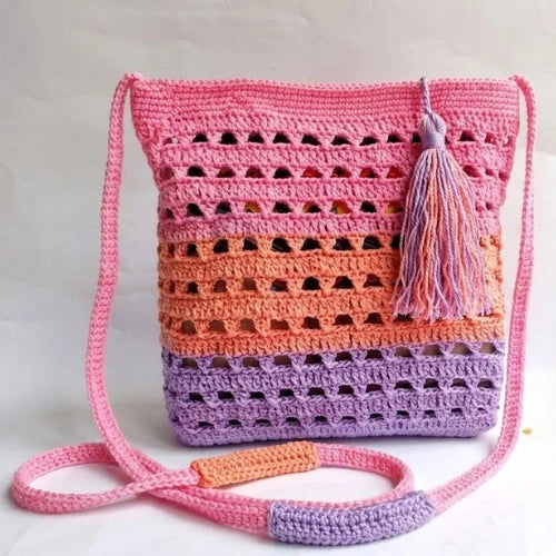 Crochet Market Bag Pattern — Mesh Tote Bag, Reusable Shopping Bag