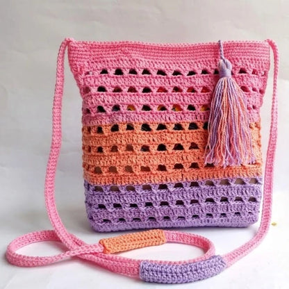 Crochet Market Bag Pattern — Mesh Tote Bag, Reusable Shopping Bag