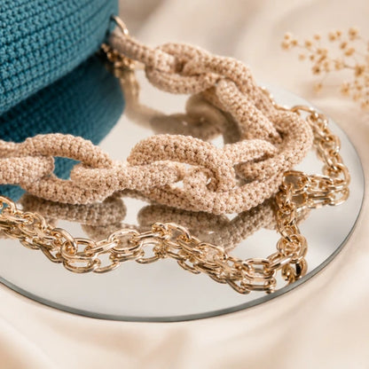 Crochet Chunky Chain Link Pattern — Beginner, Bag Strap