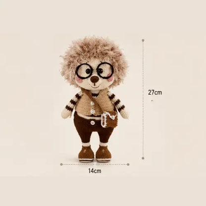 Crochet Hedgehog Doll Pattern — Professor Oswald