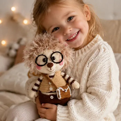 Crochet Hedgehog Doll Pattern — Professor Oswald