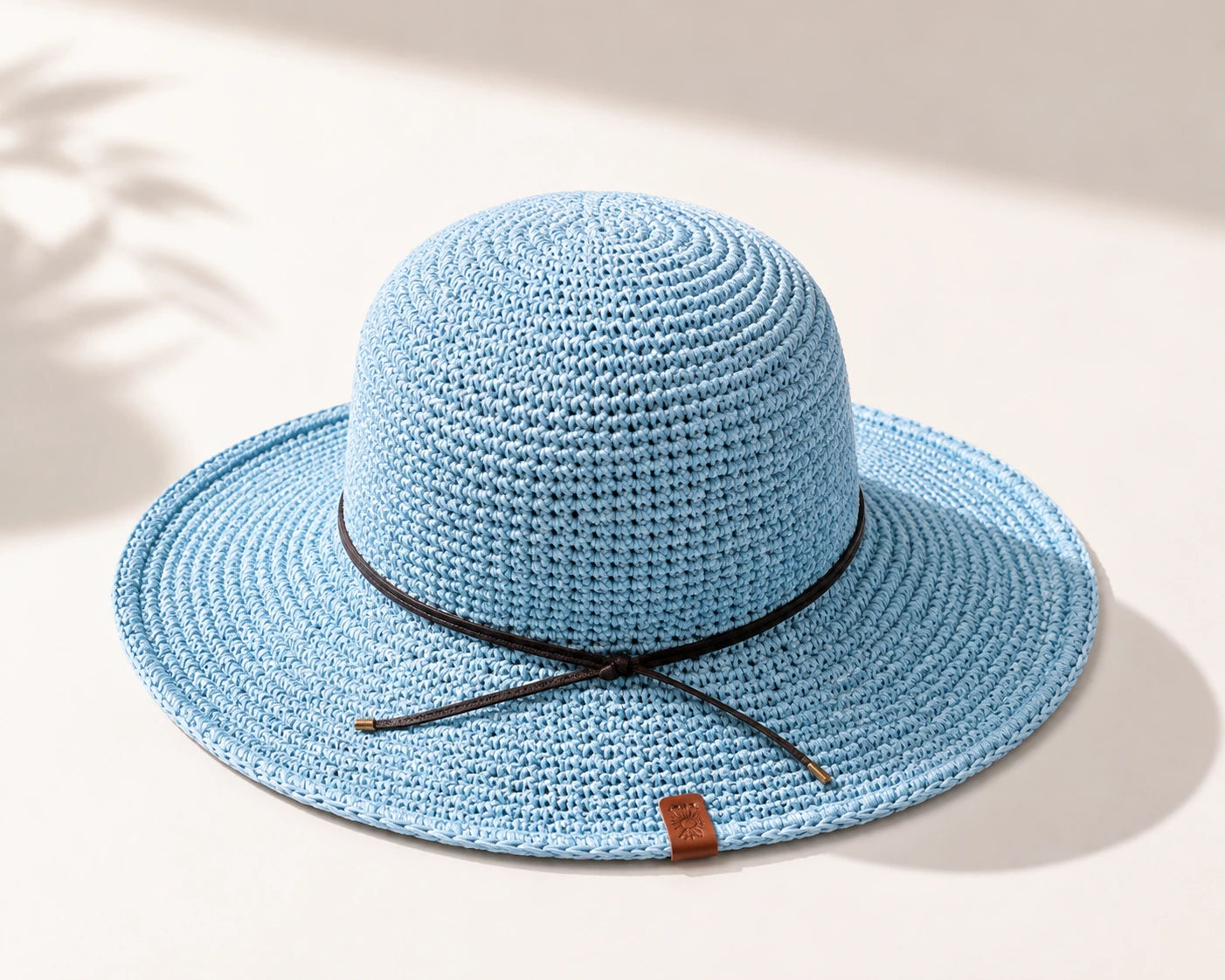 Wide Brim Raffia Sun Hat Crochet Pattern — Floppy Summer Beach Hat