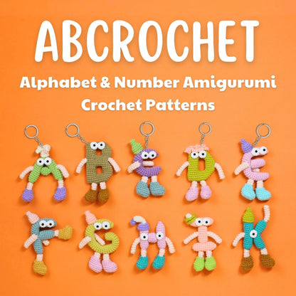Alphabet crochet letters