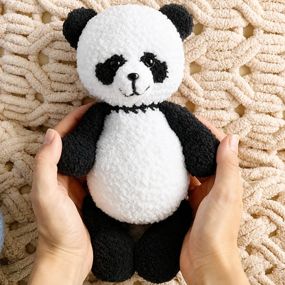 Panda Amigurumi Crochet Pattern — Soft Plush Panda Bear Toy