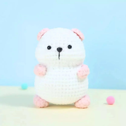 Chubby animals crochet detail