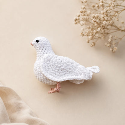 White Dove Crochet Pattern — Easter Dove Amigurumi,