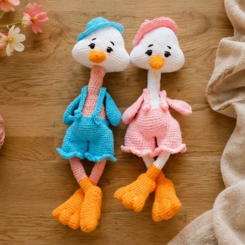 Country Goose Crochet Pattern — Dressed Posable Doll