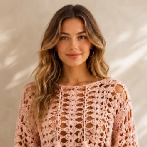 Shanaya Crochet Top Pattern — Boho Bell Sleeve Top