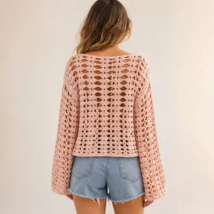 Shanaya Crochet Top Pattern — Boho Bell Sleeve Top