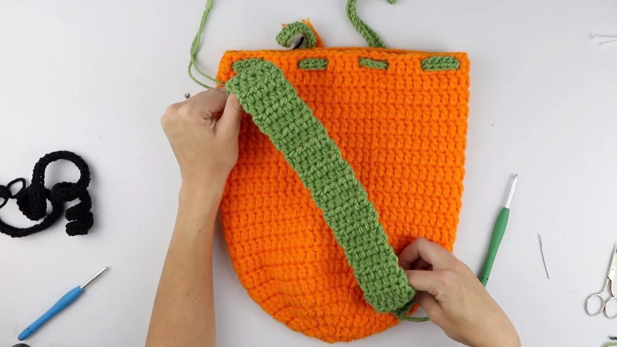 Pumpkin Drawstring Backpack